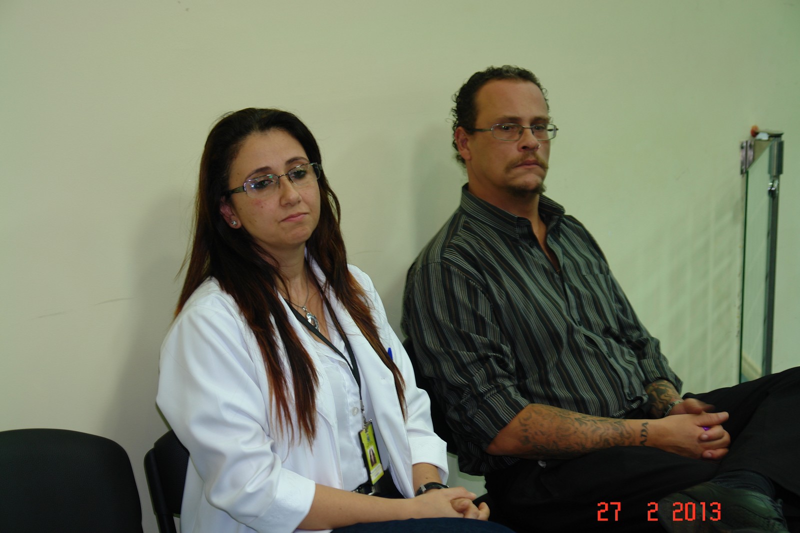 Enfermeira Andréa e Eduardo - técnico contábil