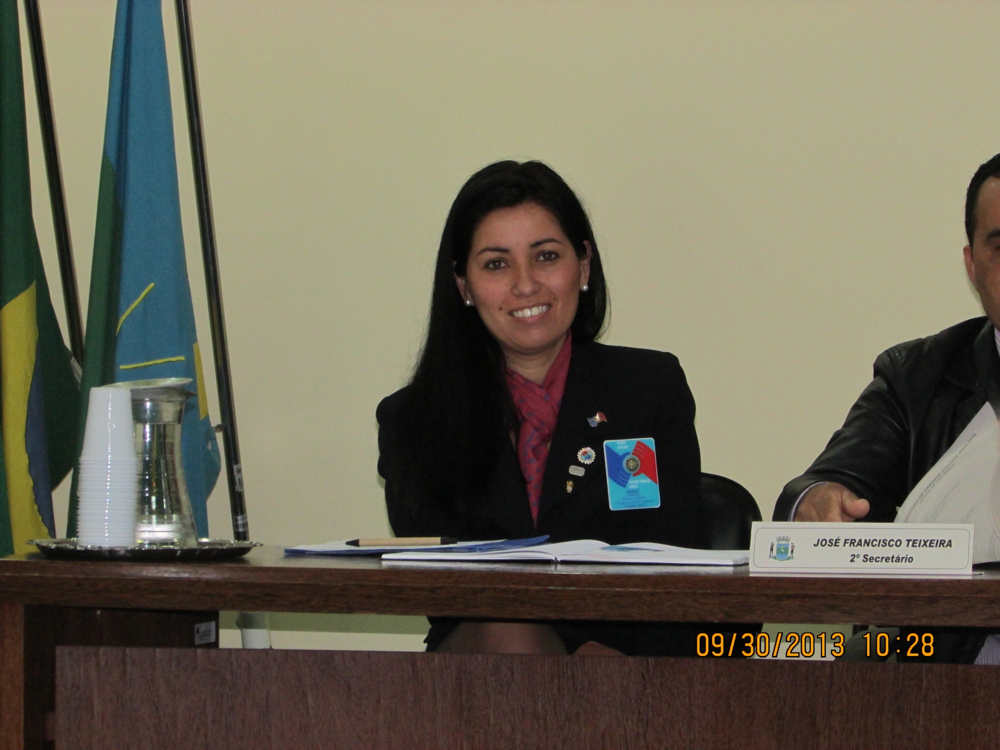 Isabel Cristina R. da Costa - Presidente do Rotary Club Vargem Gde Paulista
