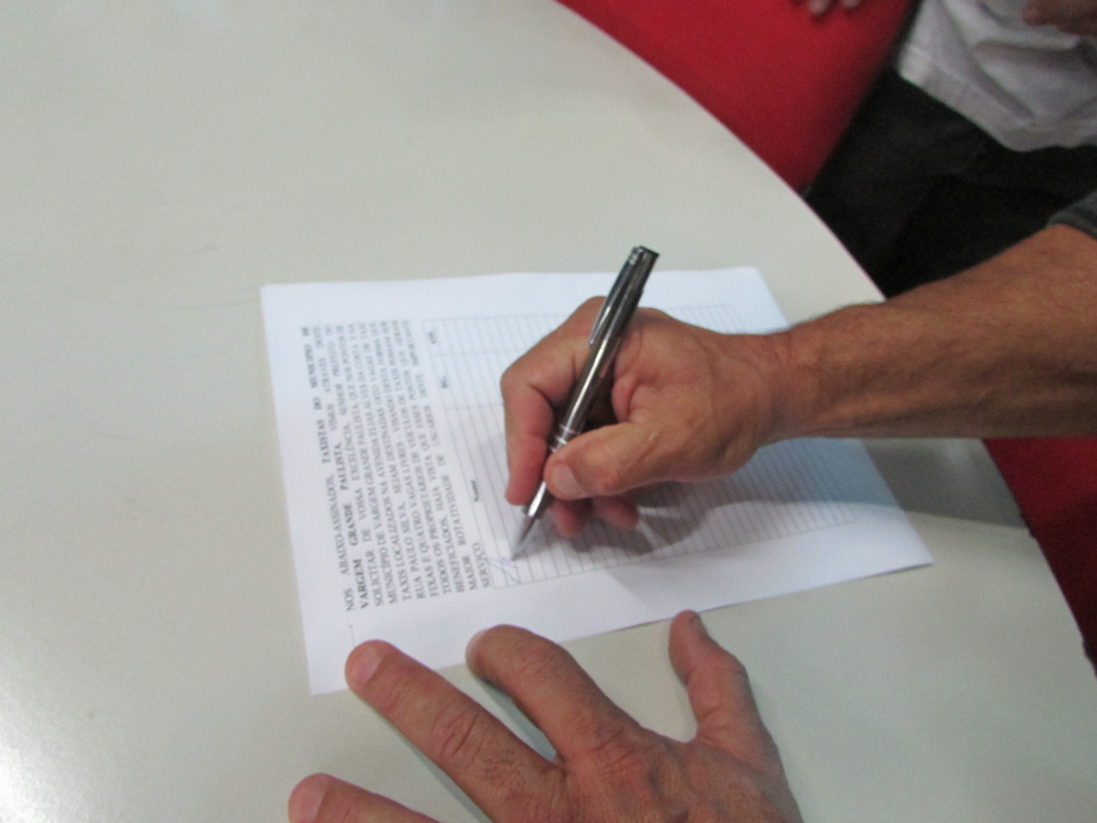 Assinatura de abaixo-assinado