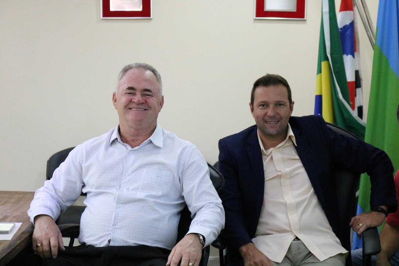 Prefeito Josué Ramos e Presidente da Câmara Marcelinho